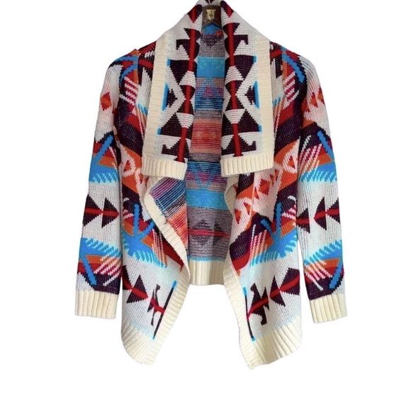 Vintage Southwestern Knit Cardigan - Picture 1 of 10
